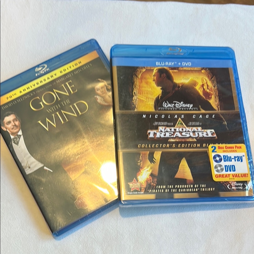 Blu-ray Movie Set: Gone with the Wind & National Treasure